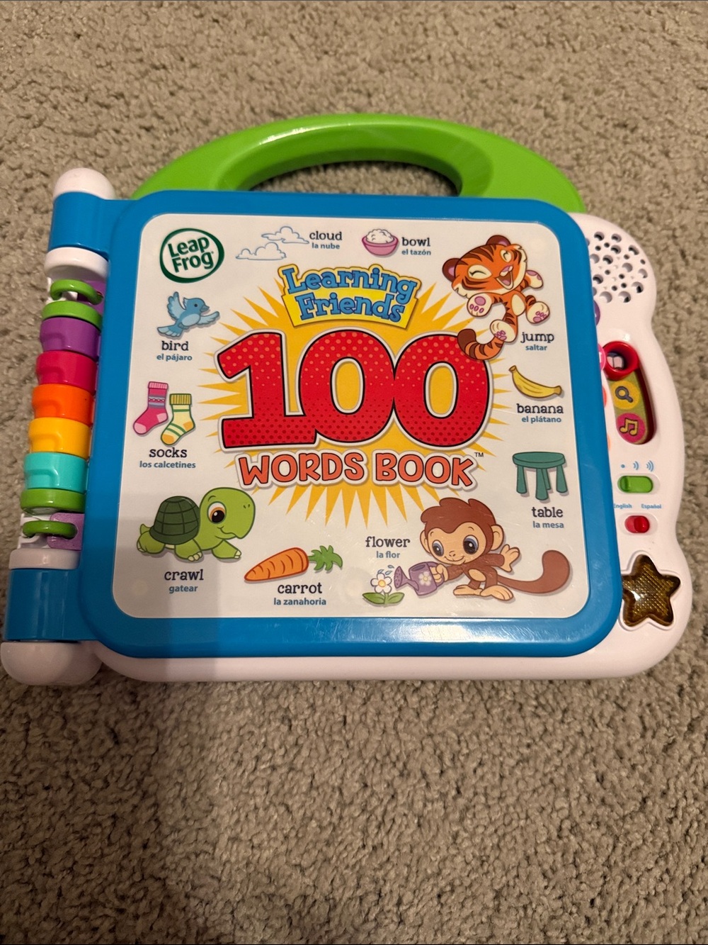 LeapFrog Learning Friends 100 Words Book - Green/Blue